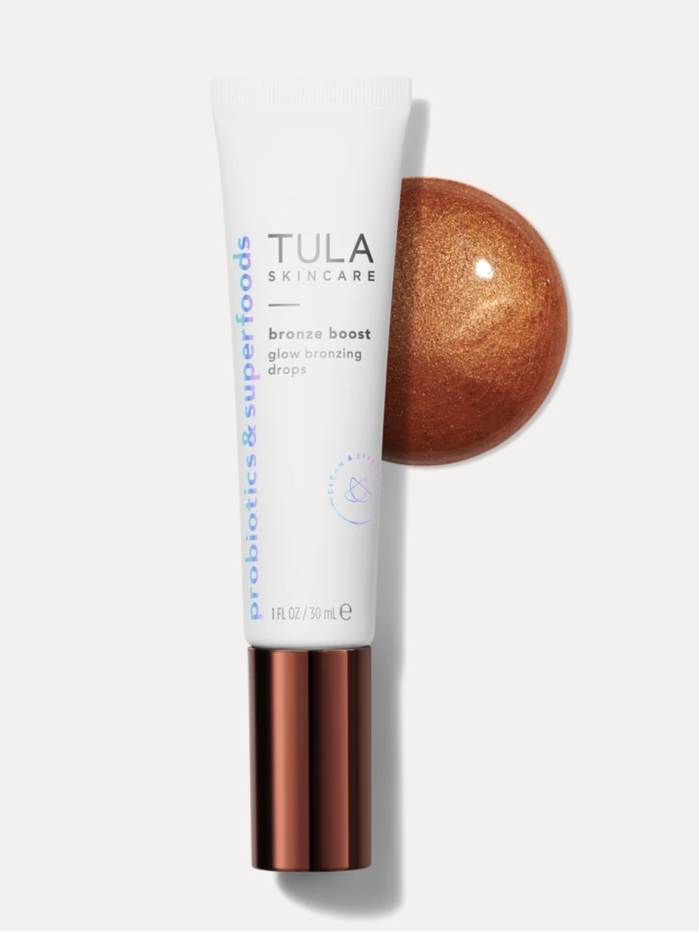 Tula Skincare Bronze Boost Glow Bronzing Drops for face & décolleté